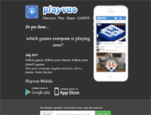Tablet Screenshot of playvue.com